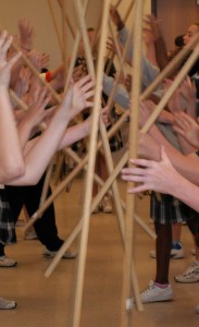 Stick Dance "toss"